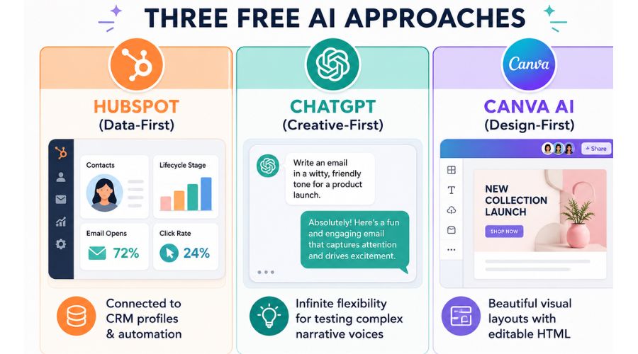 Three Free AI Approaches