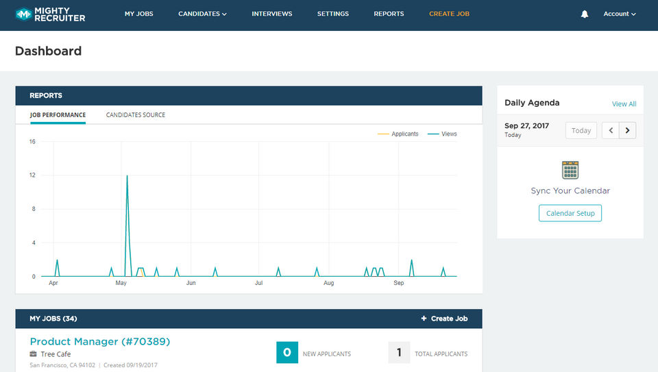 MightyRecruiter Screenshot 1