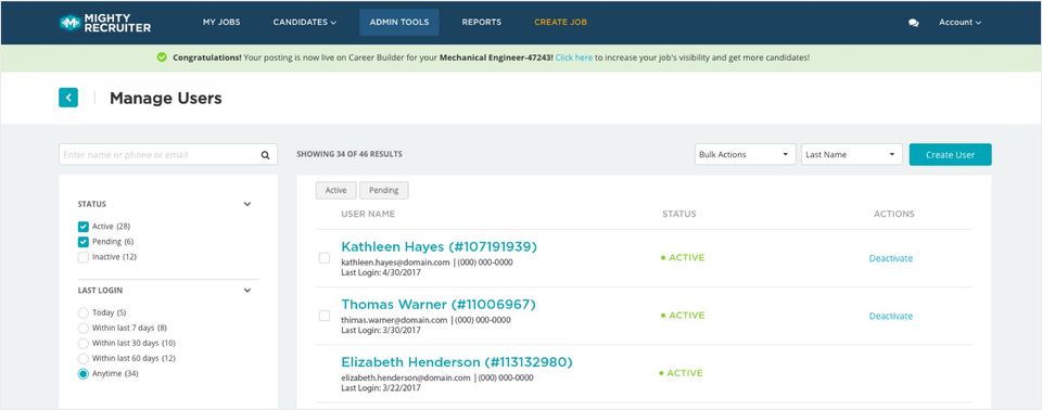 MightyRecruiter Screenshot 2