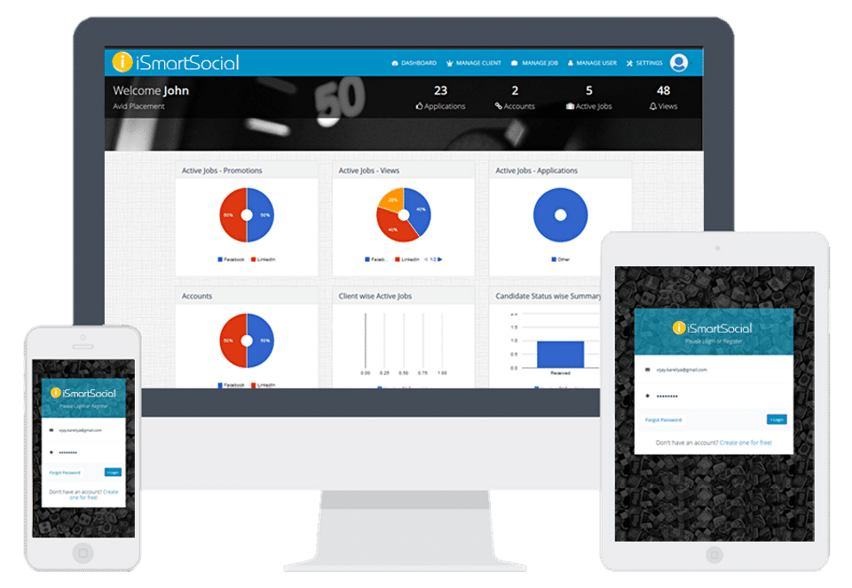 iSmartSocial Screenshot 1