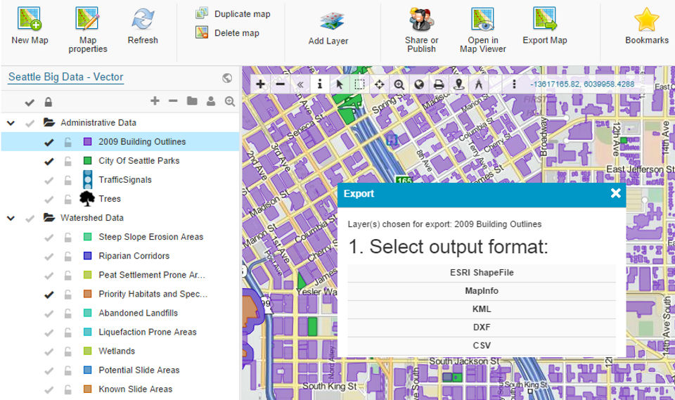 GIS Cloud Map Editor Screenshot 4