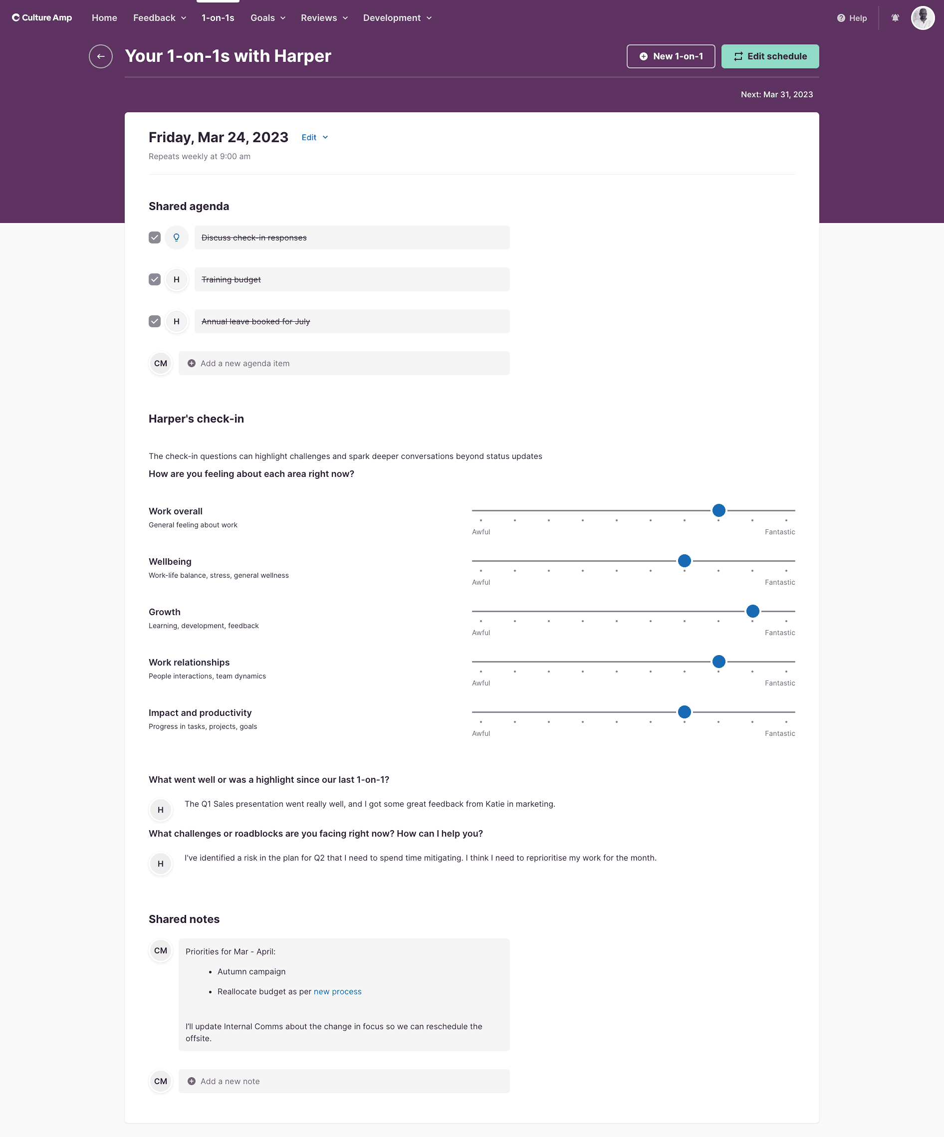 Culture Amp Screenshot 5