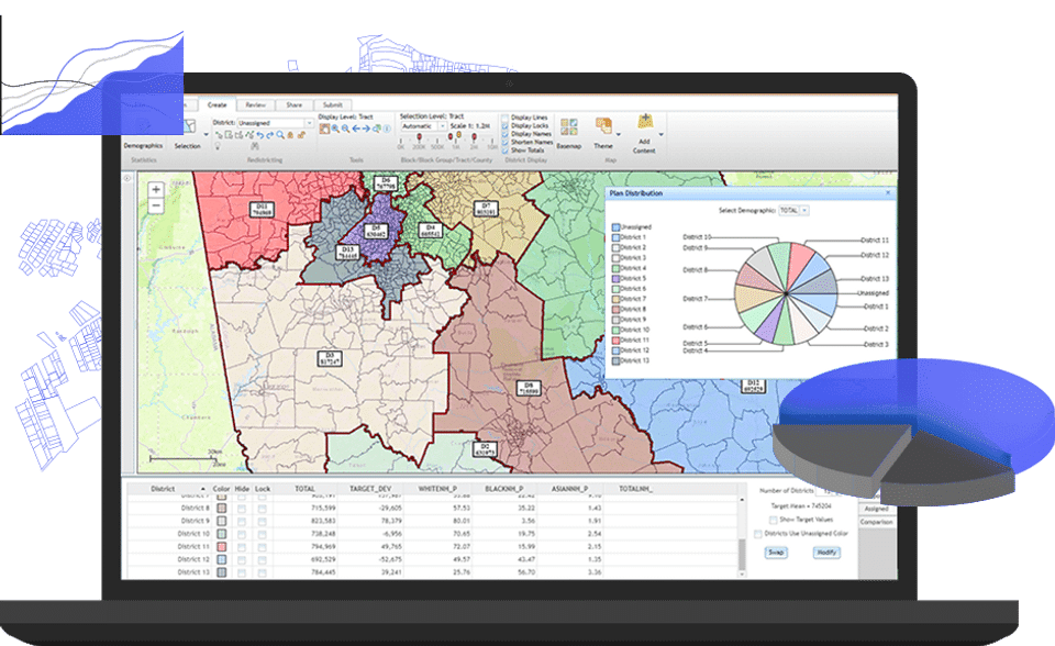 Esri Redistricting Screenshot 1
