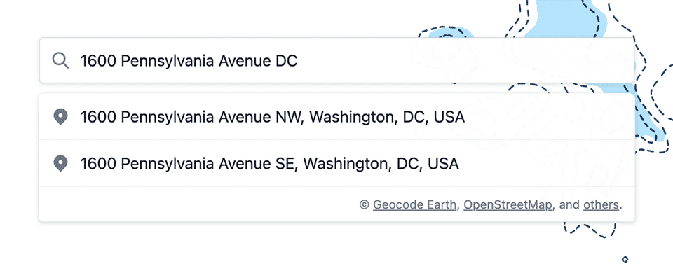 Geocode Earth Screenshot 1