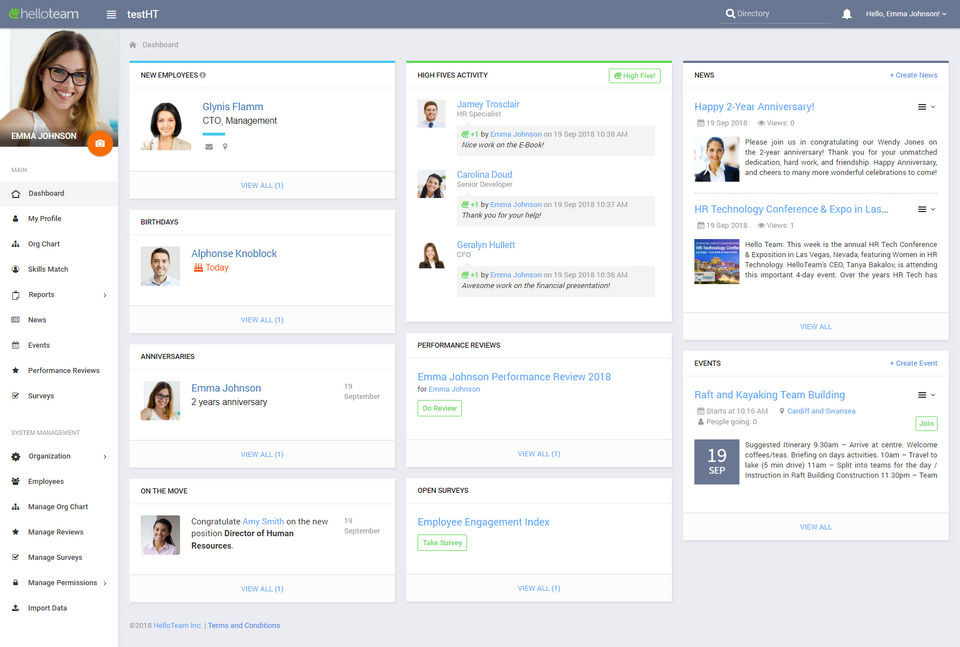 HelloTeam Screenshot 1