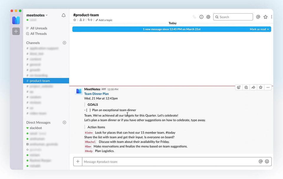 MeetNotes Screenshot 1