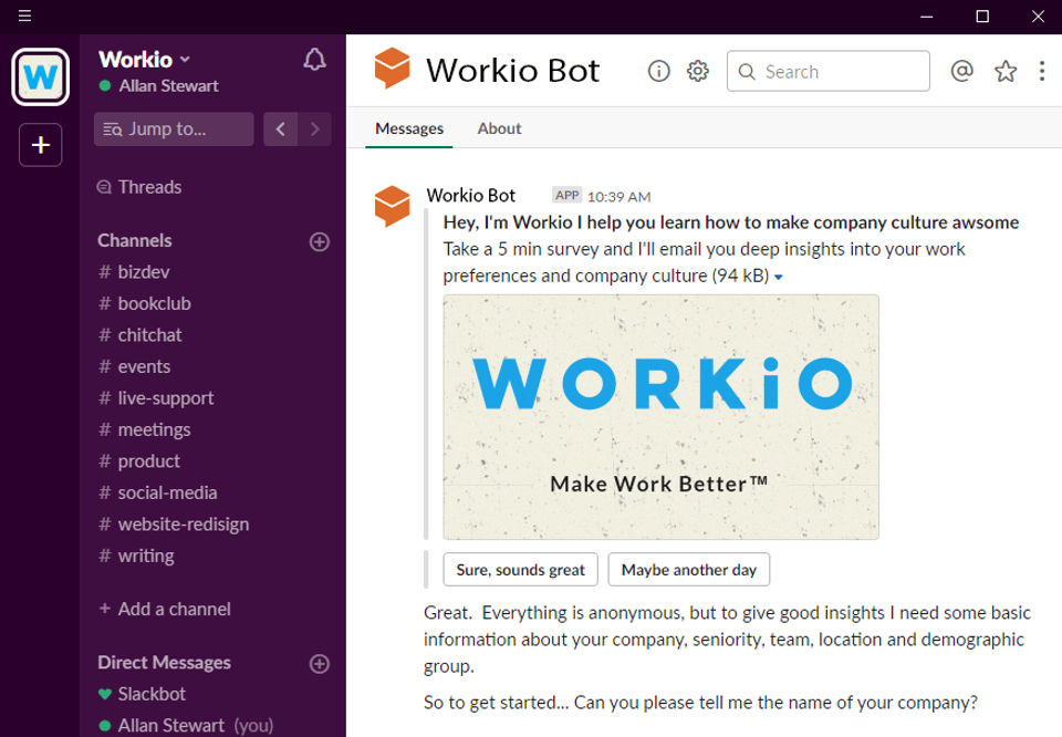 Workio Screenshot 2