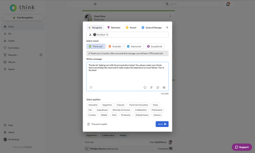 Kudos Screenshot 2