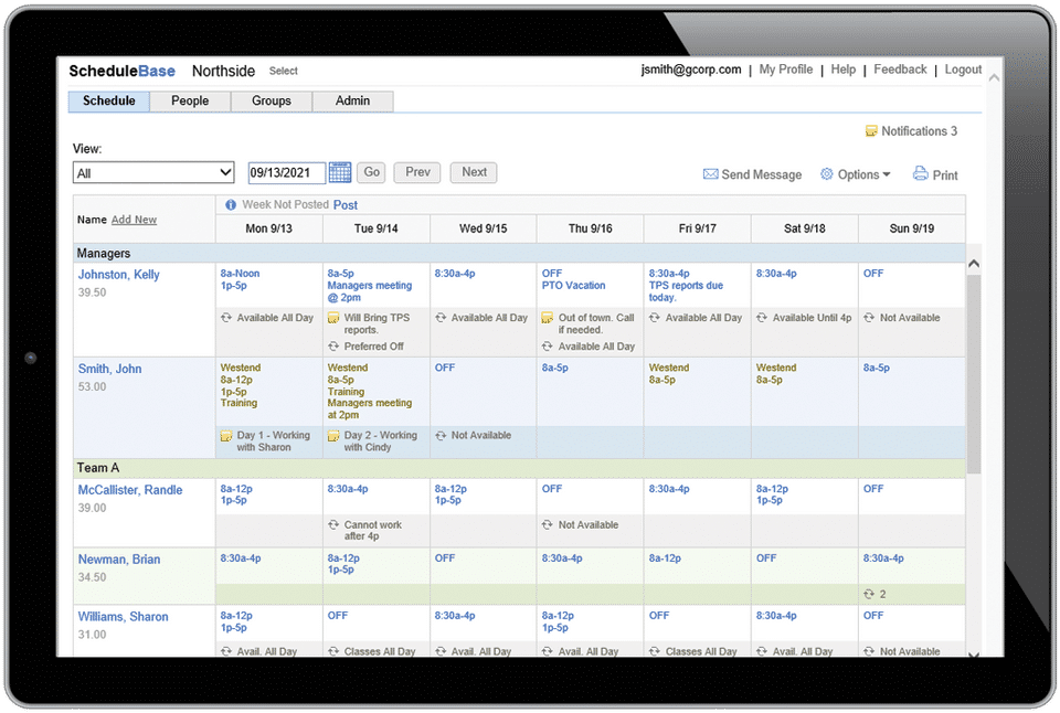 ScheduleBase Screenshot 1