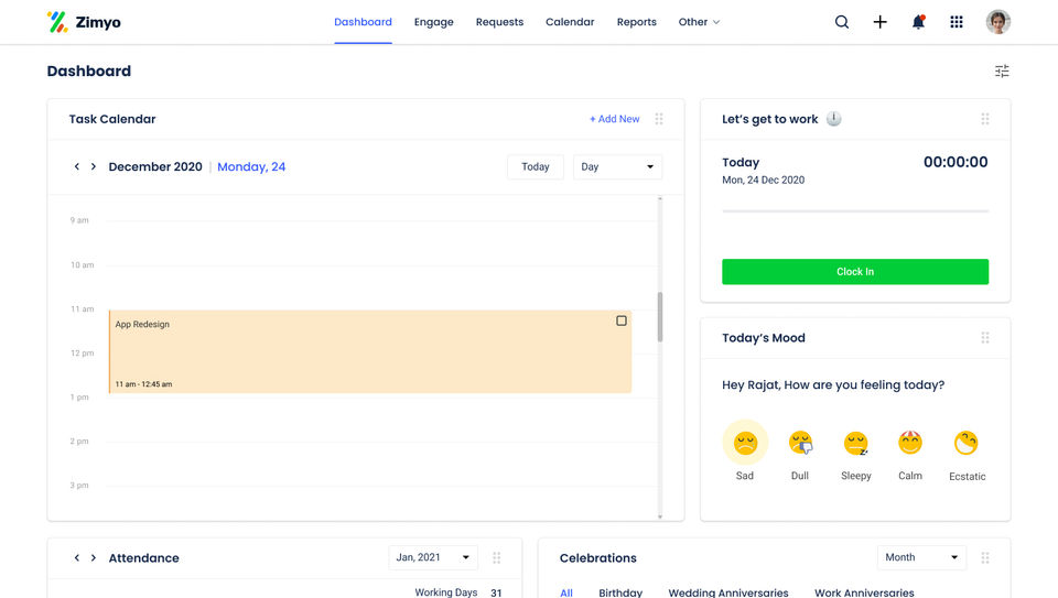 Zimyo HRMS Screenshot 1