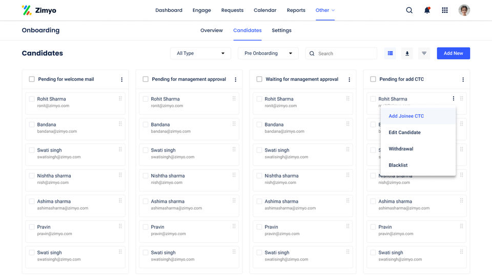Zimyo HRMS Screenshot 7