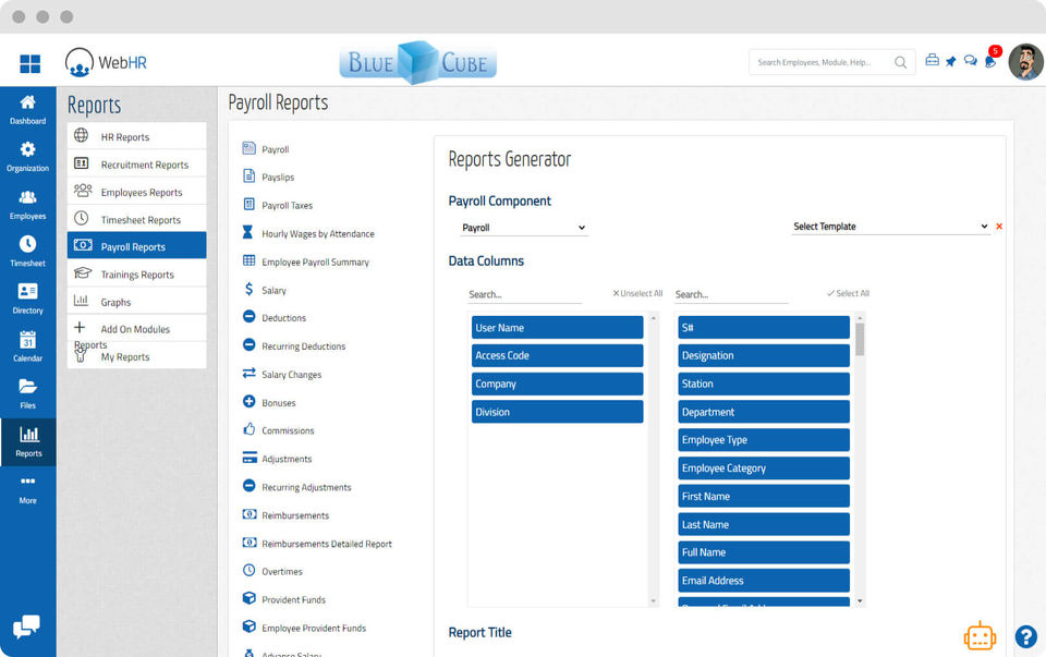 WebHR Screenshot 11