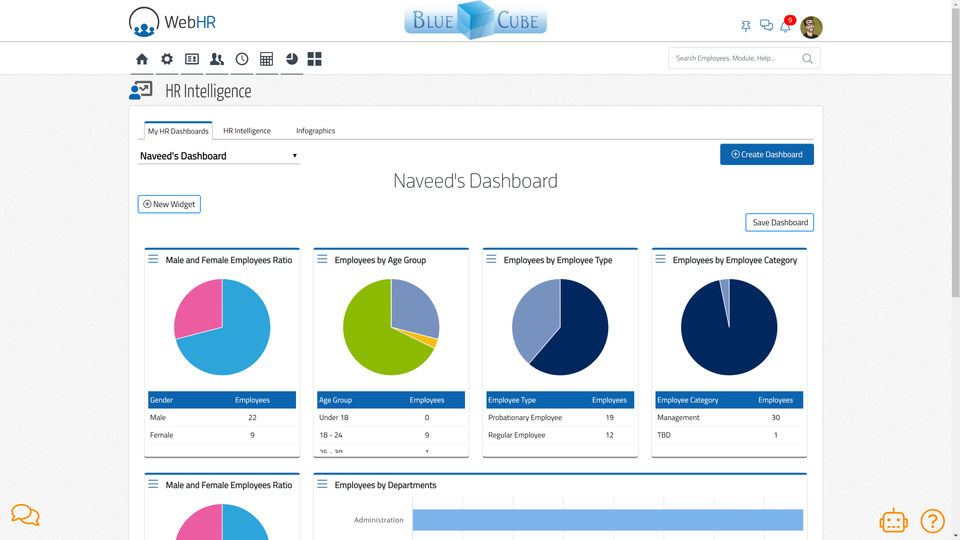 WebHR Screenshot 2