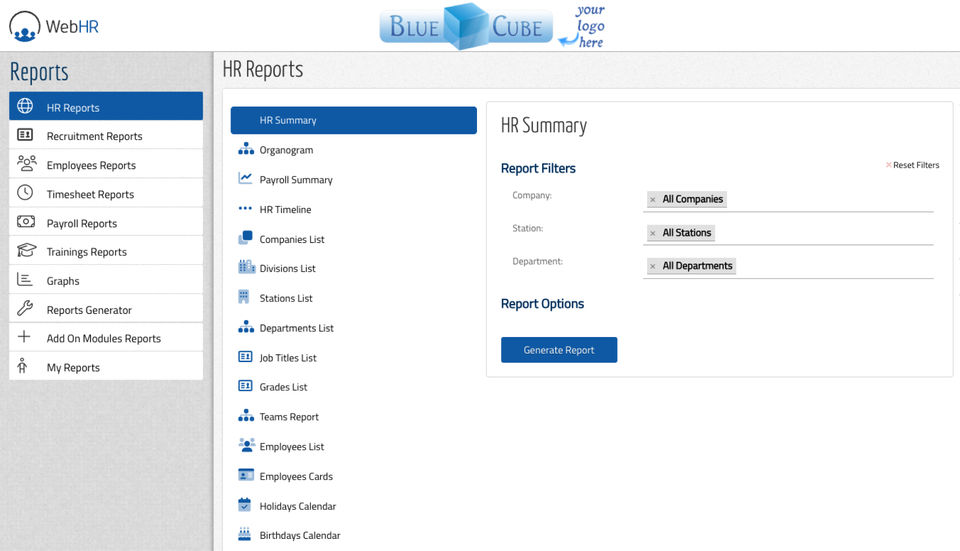 WebHR Screenshot 4