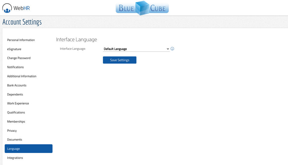 WebHR Screenshot 5