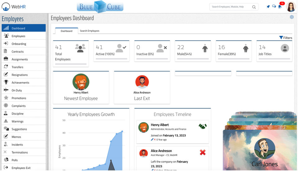 WebHR Screenshot 7