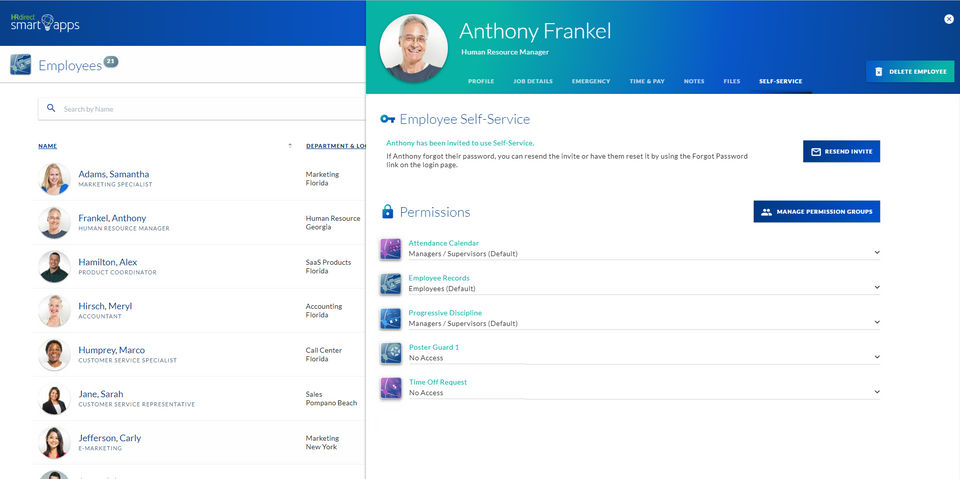 HRdirect Smart Apps Screenshot 1