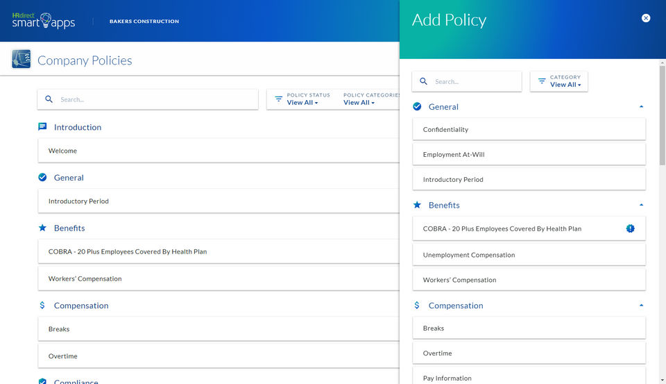 HRdirect Smart Apps Screenshot 4