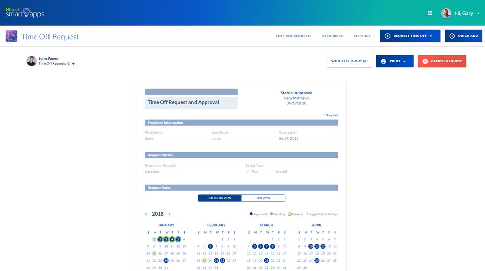 HRdirect Smart Apps Screenshot 7