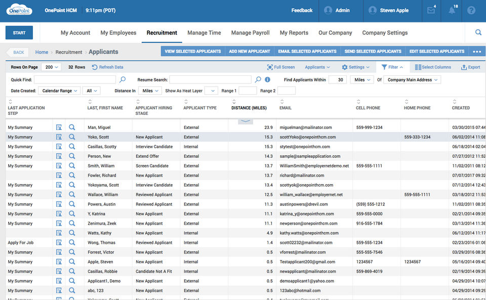 OnePoint HCM Screenshot 4