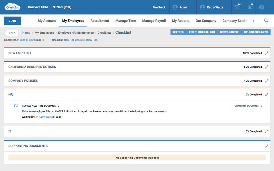 OnePoint HCM Screenshot 5