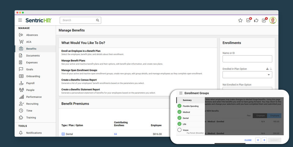 SentricHR Screenshot 3