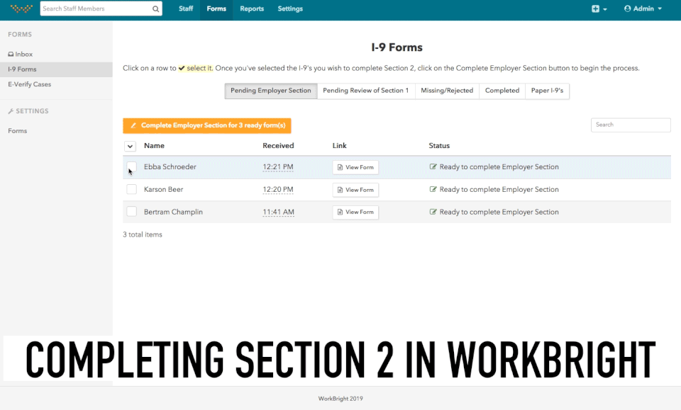 WorkBright Screenshot 1