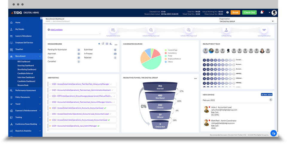 Digital HRMS Screenshot 2