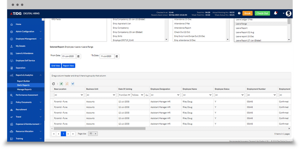 Digital HRMS Screenshot 6