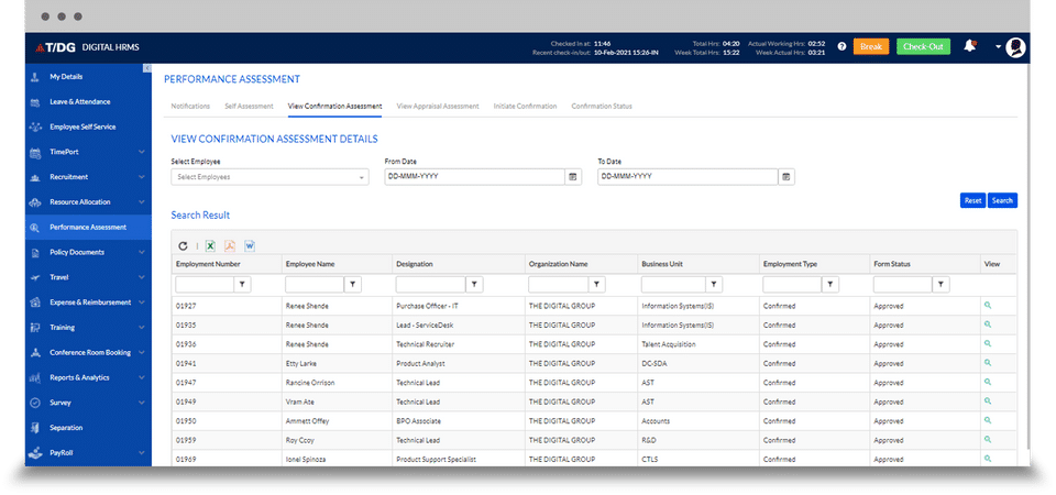 Digital HRMS Screenshot 7