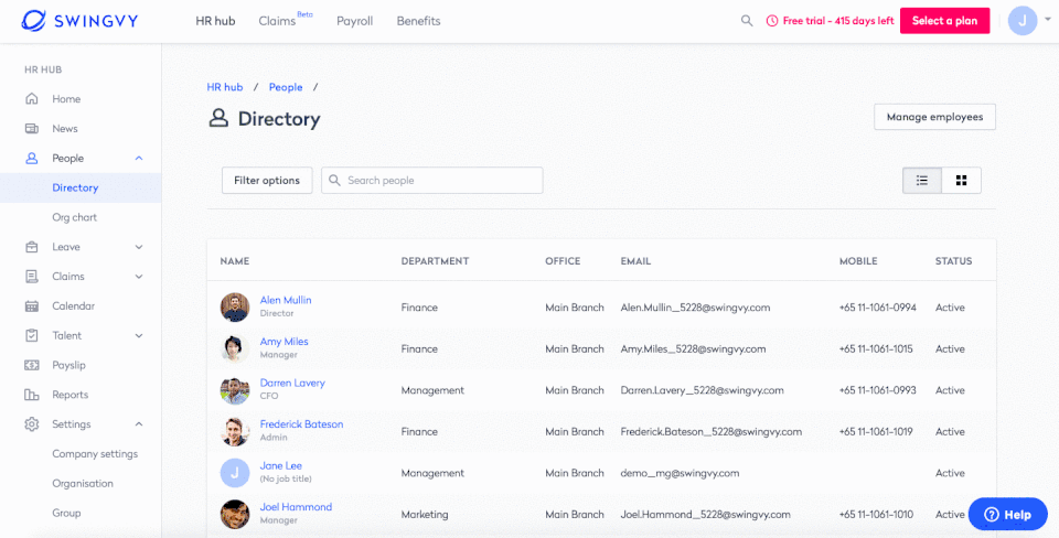 Swingvy Screenshot 1