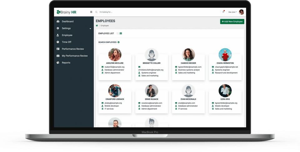 BrainyHR Screenshot 1