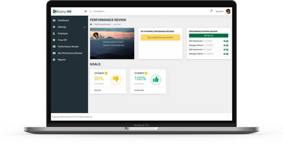 BrainyHR Screenshot 3