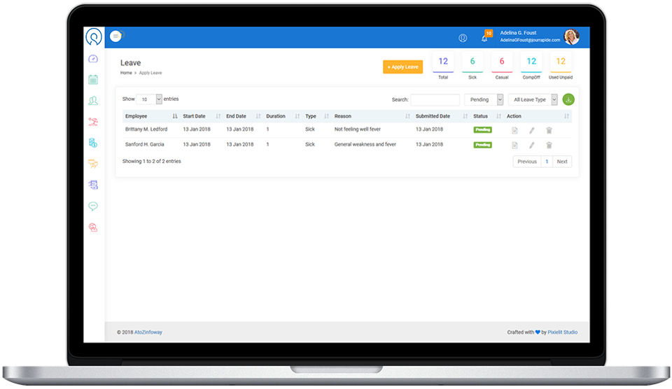 HR Sense Screenshot 3