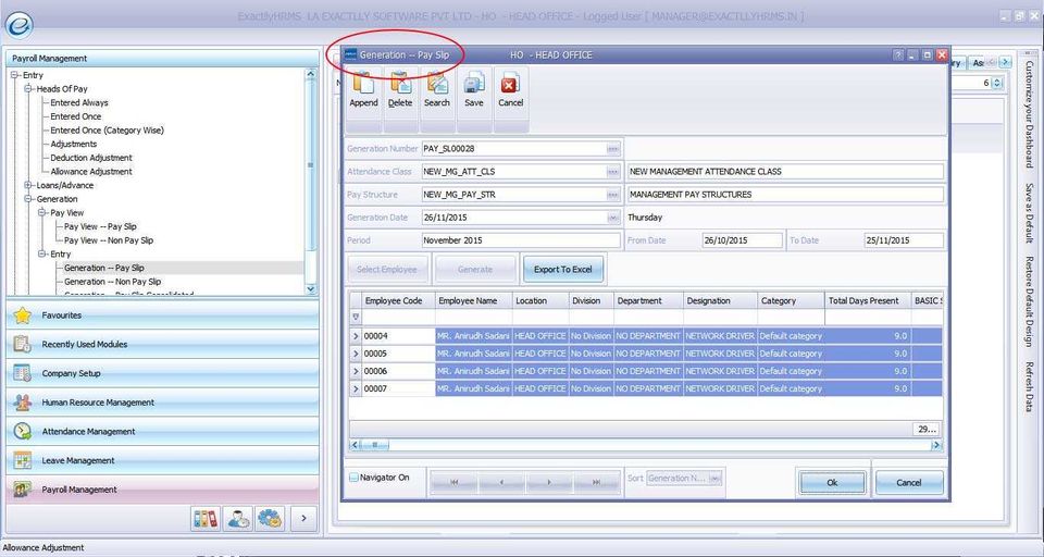 exactllyHRMS Screenshot 3