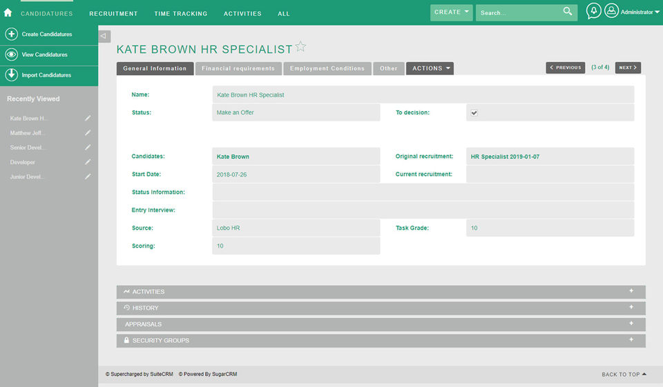 MintHCM Screenshot 3