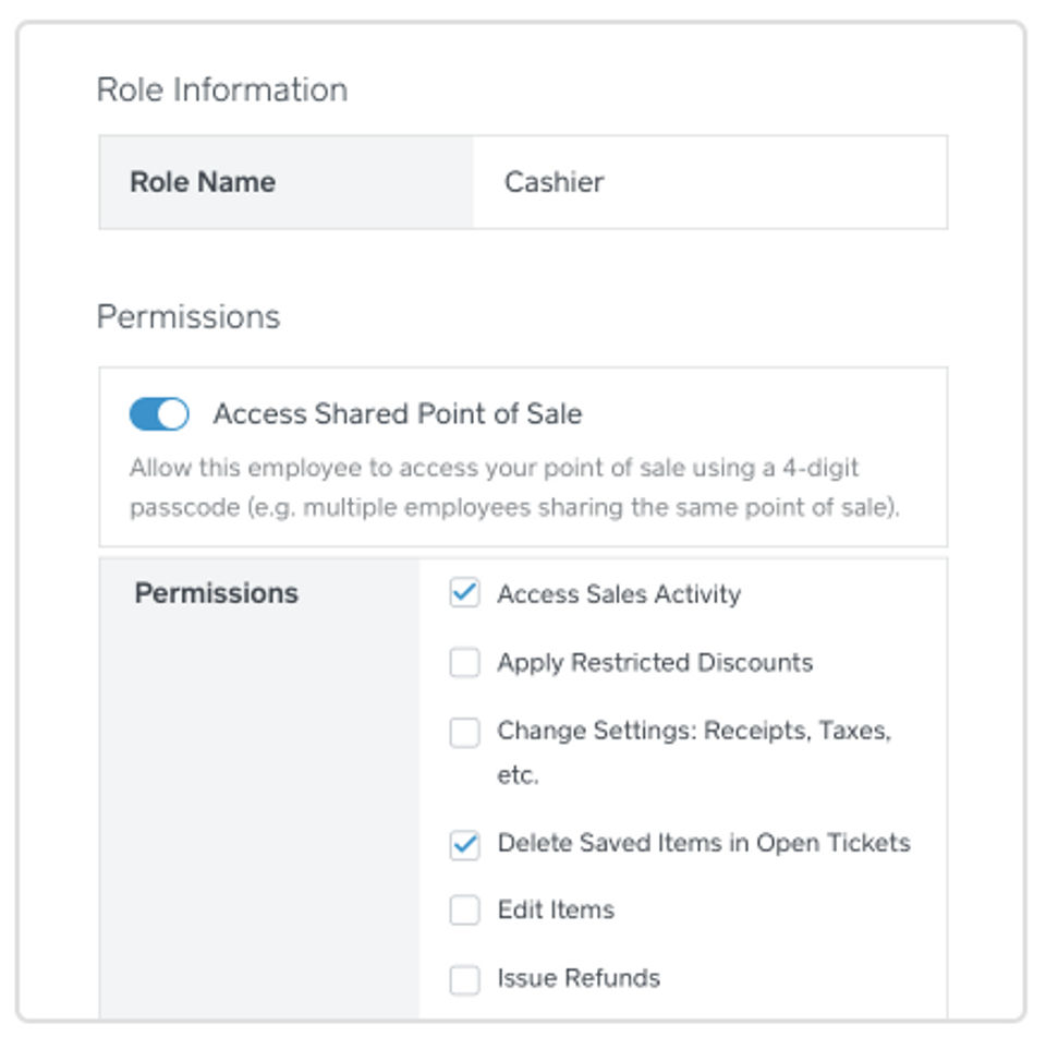 Square Employee Management Screenshot 2