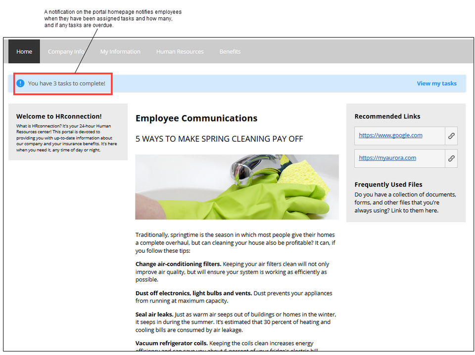 HRconnection Screenshot 1