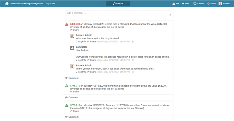 Metric Insights Screenshot 5