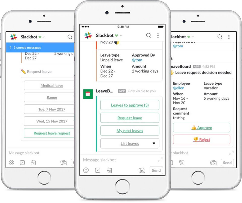 LeaveBoard Screenshot 2