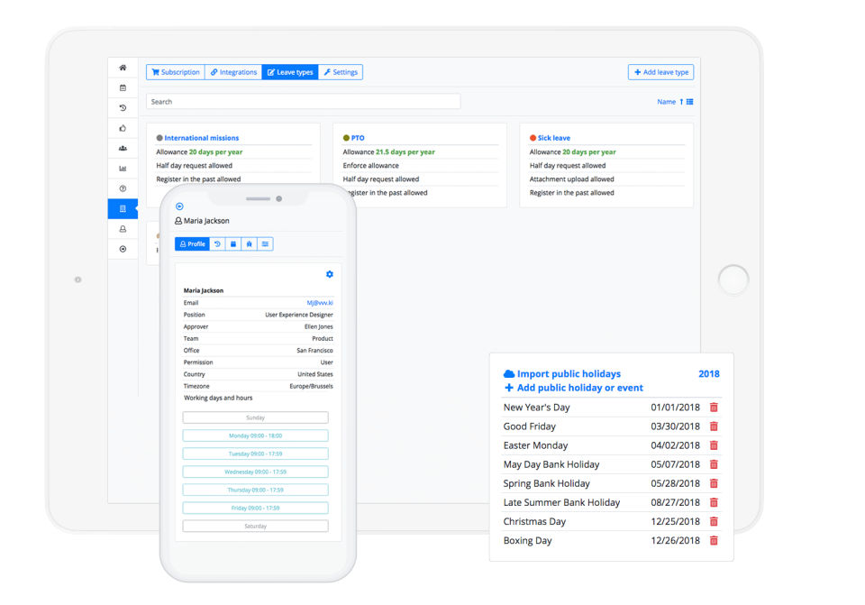 LeaveBoard Screenshot 3