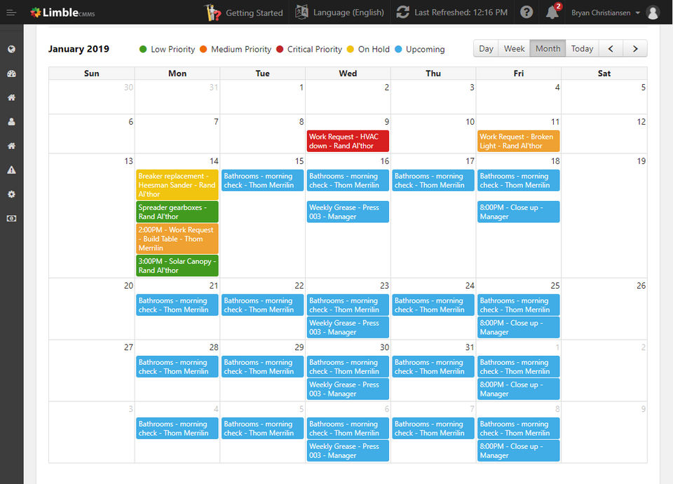 Limble CMMS Screenshot 1