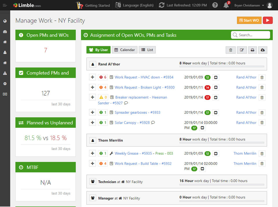 Limble CMMS Screenshot 3