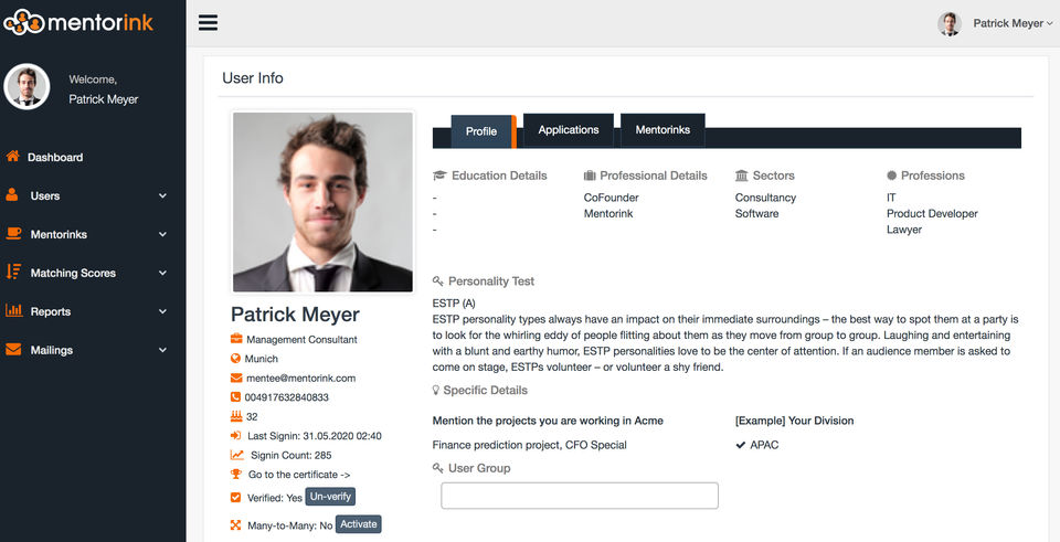 Mentorink Screenshot 3