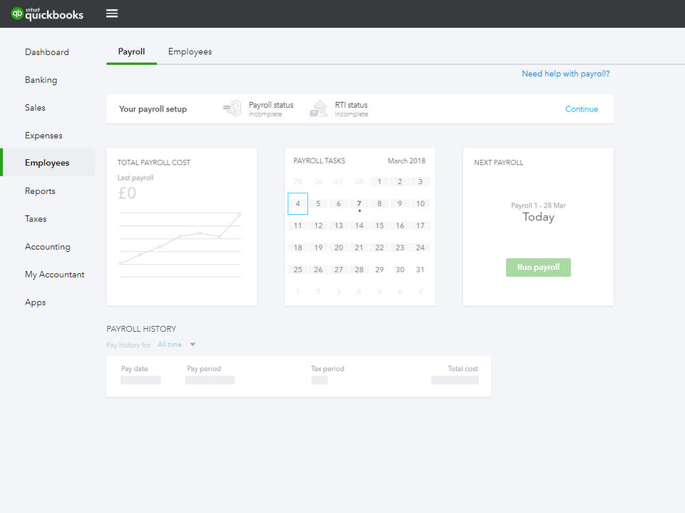QuickBooks Payroll Screenshot 2