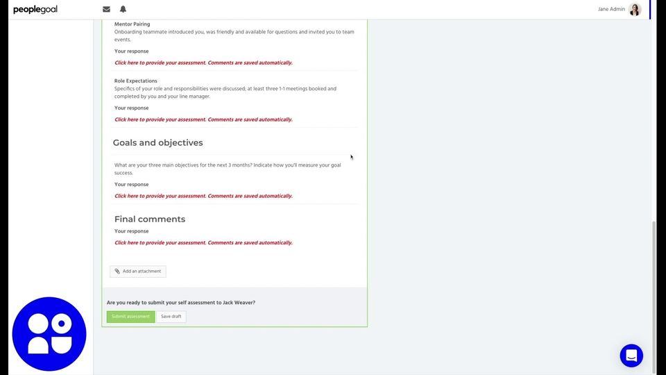 PeopleGoal Screenshot 2