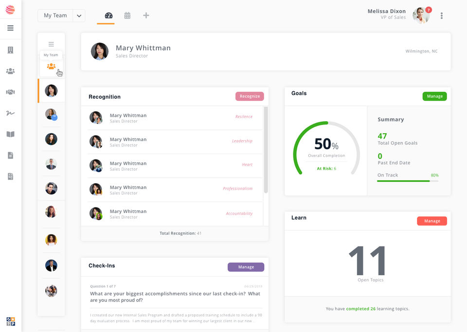 Performance Culture Screenshot 1