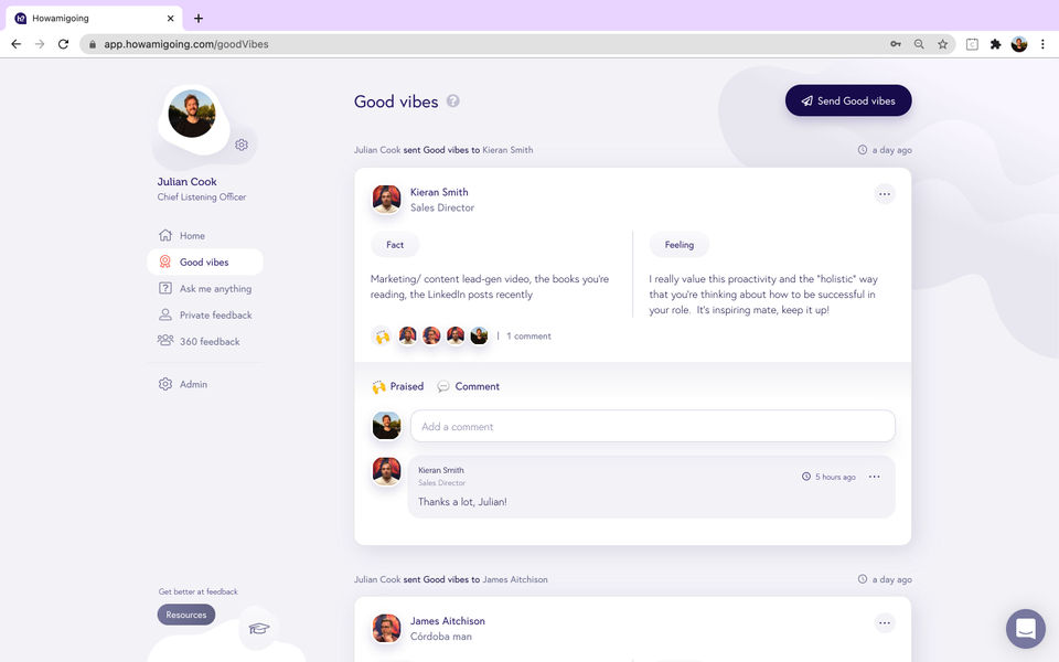 Howamigoing Screenshot 1