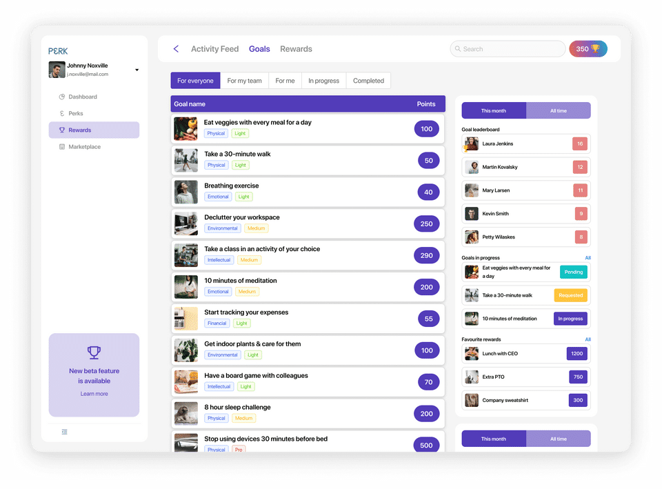 Perkness Screenshot 2