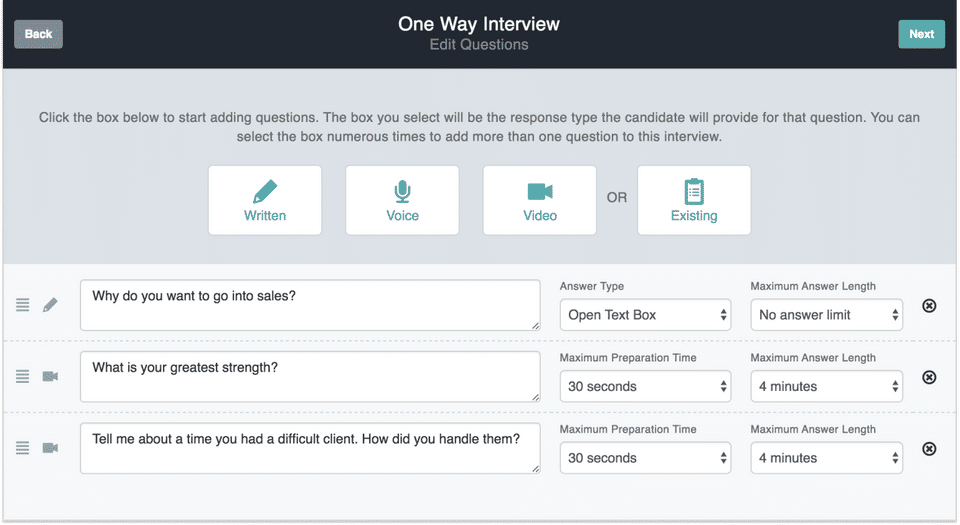 interviewstream Screenshot 2